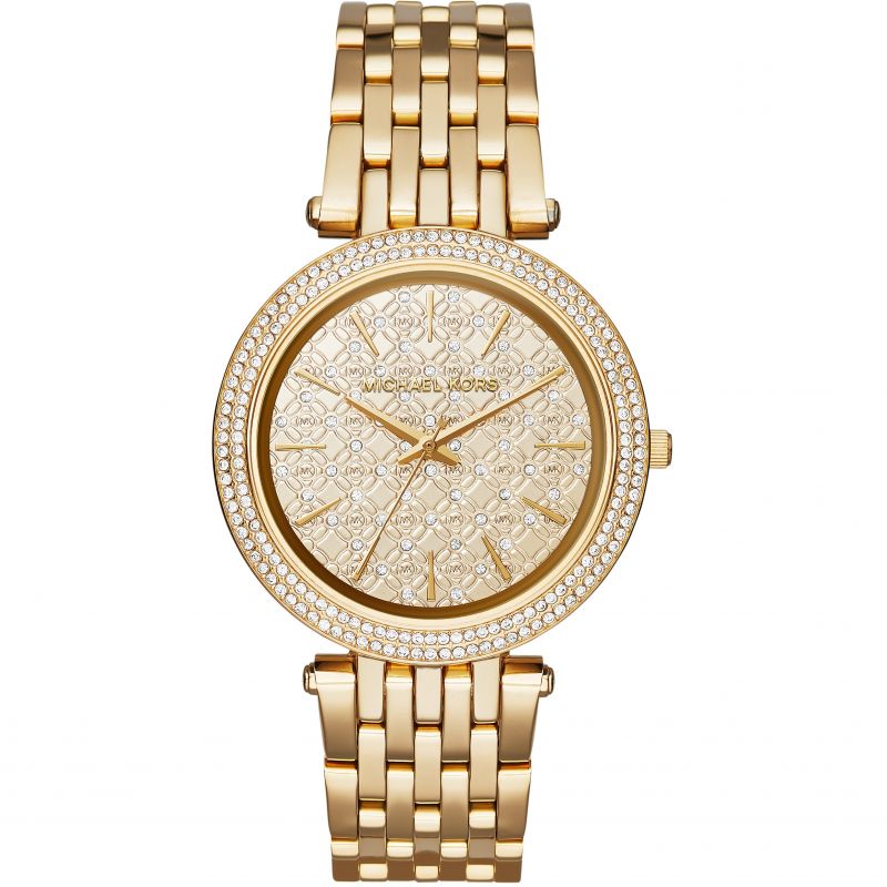 Michael Kors Ladies Watch Darci Yellow Gold MK3398