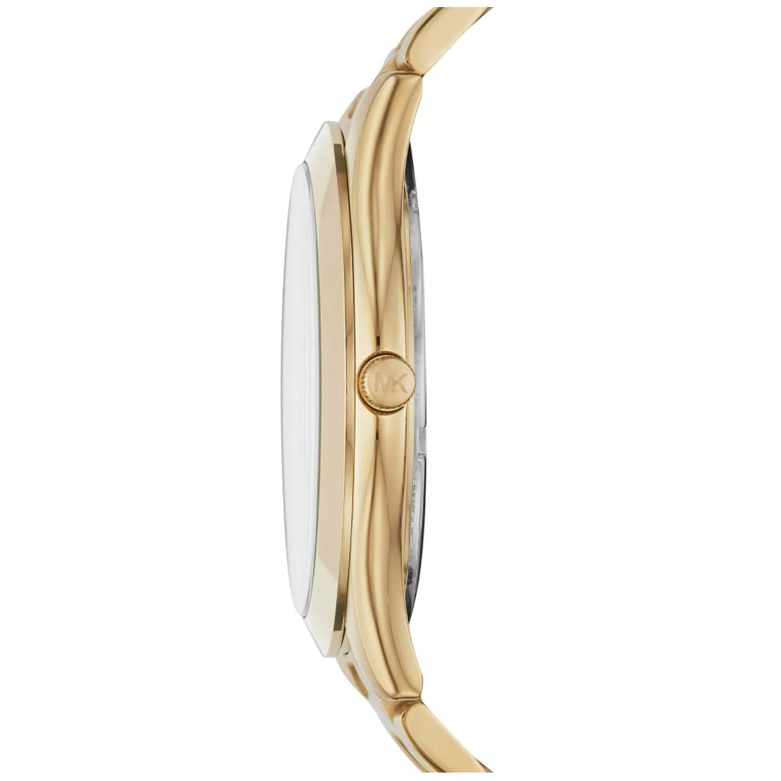 Michael Kors Ladies  Slim Runway Gold Watch MK3478